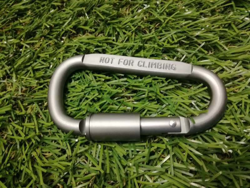 Carabiners Camping Travel Gear Locks Hiking Survival Tough Quality Metallic Tough Sturdy